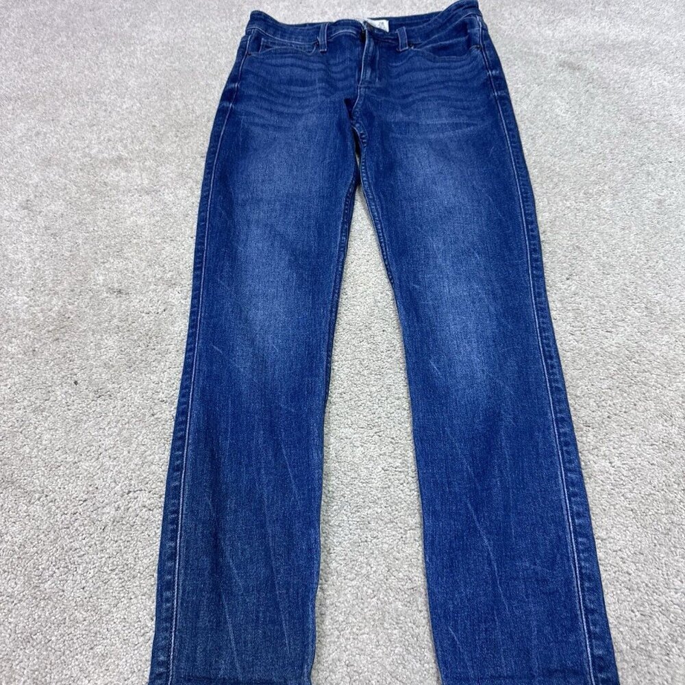 Abercrombie & Fitch Indigo Cropped Jeans - Picture 9 of 12